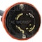 Ac Works SOOW Locking Extension Cord, 12 AWG, Indoor/Outdoor, 12/4, 1 Outlets, CS6364, Black, Rubber, Nylon TEL1420-025 - alternate 4